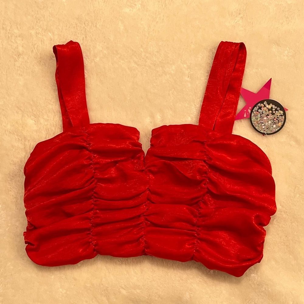 ✨Rabbit Rose Cropped Top - Picture 3 of 5